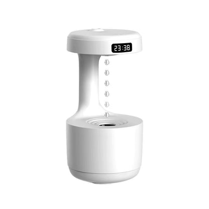 Anti-Gravity Plastic Ultrasonic Humidifier Humidistat USB Powered Silent 36Db Anti-Dry Burning Night Light 0.5-1L Capacity