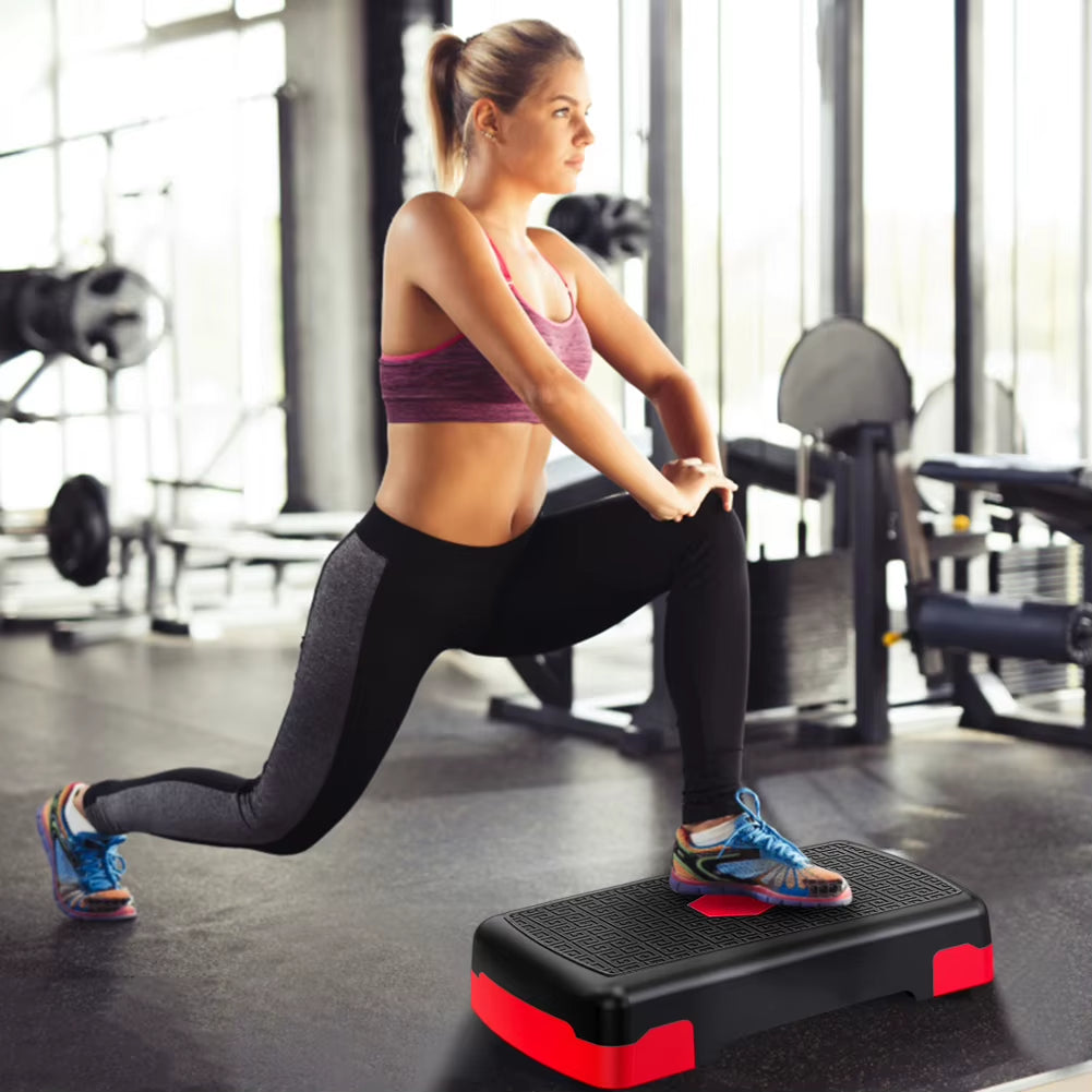 Fitness Height Step Pedal Aerobic Fitness Stepper Cardio Pedal Exerciser Stable 200KG Load Home Training Gym Exercise Foot Pedal