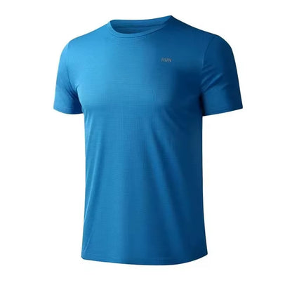 Fitness T-Shirt - New Summer Men'S Quick-Drying Running Fitness Sports Shirt - Men'S Short-Sleeved Fitness Top