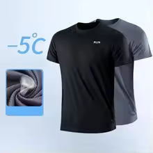 Fitness T-Shirt - New Summer Men'S Quick-Drying Running Fitness Sports Shirt - Men'S Short-Sleeved Fitness Top