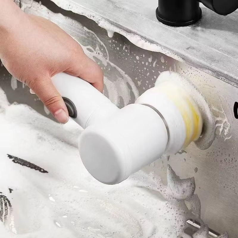 Multifunctional Handheld Wireless Electric Cleaning Brush, Kitchen Dish Washing Brush