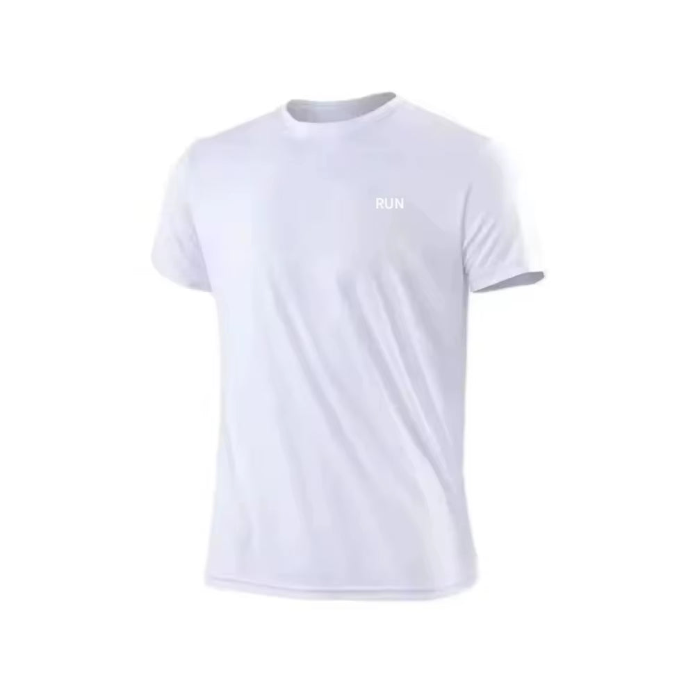 Fitness T-Shirt - New Summer Men'S Quick-Drying Running Fitness Sports Shirt - Men'S Short-Sleeved Fitness Top