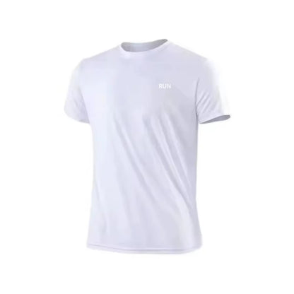 Fitness T-Shirt - New Summer Men'S Quick-Drying Running Fitness Sports Shirt - Men'S Short-Sleeved Fitness Top