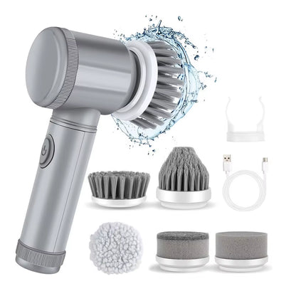 Multifunctional Handheld Wireless Electric Cleaning Brush, Kitchen Dish Washing Brush