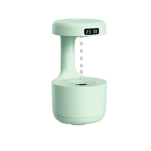 Anti-Gravity Plastic Ultrasonic Humidifier Humidistat USB Powered Silent 36Db Anti-Dry Burning Night Light 0.5-1L Capacity